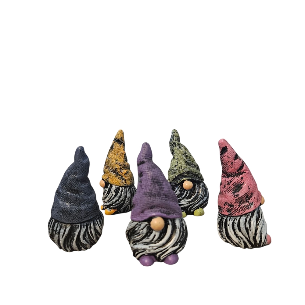 5pc Mini Gnomes Figurines, Gnomes Decorations for Home,Fairy Garden Accessories - Picture 10 of 15